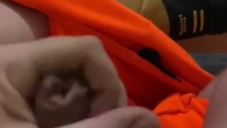 Builder needs a pig to clean his dirty cock