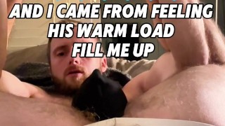 DL dude pushes out load after getting fucked