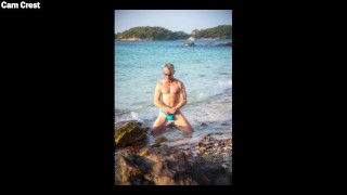 Cam Crest at the Beach