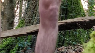 Milking my prostate in the forest