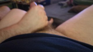 "Pulled Pork" - Rusty Piper and moustache daddy Don K Dick jerk off until cum shot- cornfedMTdads