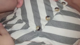 Girl in Vintage Dress and Big Tits let Me Play with Her Niples