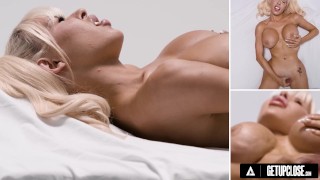 UP CLOSE - How Women Orgasm With Stacked Trans Brittney Kade! SOLO TRANS MASTURBATION! FULL SCENE