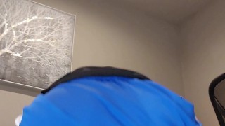 Riding my black dildo lips that grip