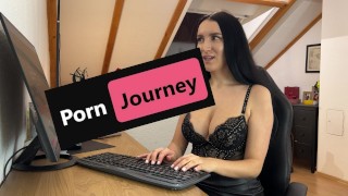 Eva creates a girlfriend from her fantasies on PORNJOURNEY and sextings with her