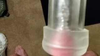 Dad gets Verbal with his Penis Pump and Mushroom Dickhead Head Dick