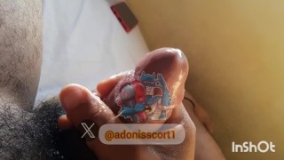 the dark knight creamy handjob