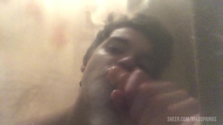 Slut Twink Niko Springs Gets Dirty with His Dildo in the Shower