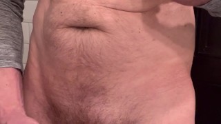 Nipple play with new cockring