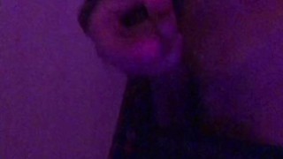 Skinny half-naked guy learns to masturbate properly