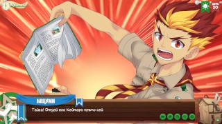 Игра: Лагерь друзей, серия 30 - Уроки рисования с Хантером (русская озвучка)