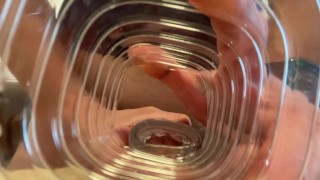 中出しの瞬間