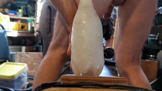 PV. Cramming My Small Ass With a Hard XL Sillicone Bottle