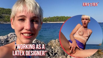 Ersties - Super Cute Babe Enjoys Outdoor Masturbation in Croatia