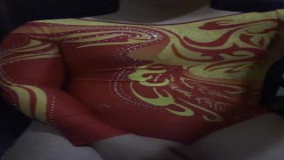 #007 Gymnastics Leotard Slave Masturbation