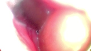 Camera Inside Real, Pink Vagina Records Massive Creampie (Cervix POV) - Young Couple Keyla & Lucas