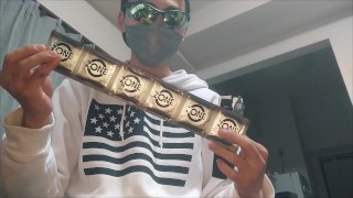 【新品＆コンドーム】アマギフで購入したちょっとお高いコンドームで気持ちよく抜いてみた