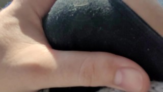 Risky in Car, Hot Girl in Tight Jeans Seducing Me