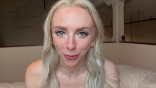 POV JOI Submissive Cute Blonde Makes You Cum Twice - Cum Countdown