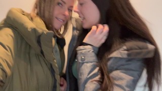 Serenity Cox and Nadia Foxx go shopping with vibes in! Lingerie try-ons, Public Orgasms + more!