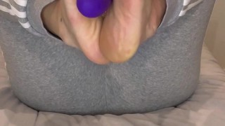 Toy Footjob And Lick My Little Feet😏🤤