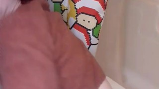 Free Use Femboy Step-Bro gets fucked on the toilet