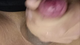 Draining my Chubby Femme Cock