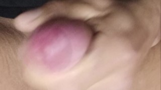 Draining my Chubby Femme Cock
