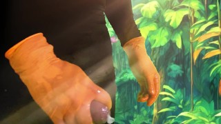 ASMR eu masturbo meu pau e fico tão molhado, cremoso e duro