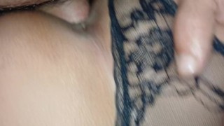 Close up follada con lencería nueva cum inside