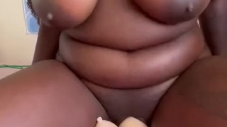 LESBIANS POV: LESBIANS RUBBING NIPPLES ON WET CLIT, BIG BOOBS BOUNCING UP N DOWN!