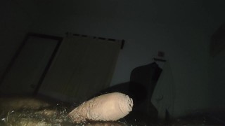 watching my hairy uncut hairy clitty go fully limp in real time and moving my balls