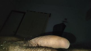 watching my hairy uncut hairy clitty go fully limp in real time and moving my balls