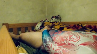 #008 Cumming in my Gymnastics Leotard