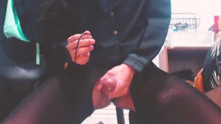 Femboy urethral play, make cum flood