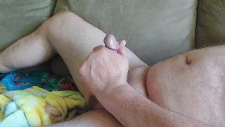 playing with my dick on the couch