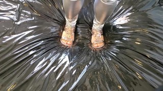 My Sexy Shiny Sandal Collection Latex