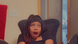 Watch Pretty ebony use two toys & CUM HARD