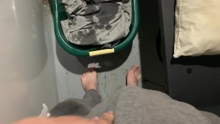 Getting turned on by peeing everywhere in my basement