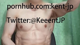 通話アプリで若いお兄さんにチン凸・射精する変態kent-jp　kent-jp his cock to a young man on a video call app