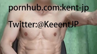 通話アプリで若いお兄さんにチン凸・射精する変態kent-jp　kent-jp his cock to a young man on a video call app