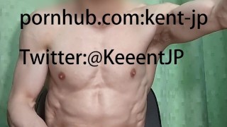 通話アプリで若いお兄さんにチン凸・射精する変態kent-jp　kent-jp his cock to a young man on a video call app