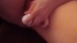 Quick cummies while watching tv