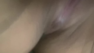 Sexy wife playing w pussy n moaning