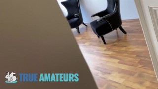 TRUE AMATEURS - Stunning Babe Sasha Rose Breaks Up With Her BF To Be With Her Gorgoeus Roommate
