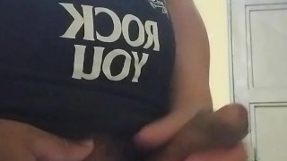 Latin man masturbating very rich