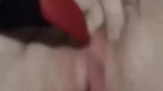 Masturbating on the floor