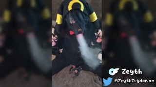 Pokemon Pup plays with himself