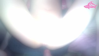 Horny stepsister came and sat on my dick