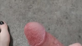 Dirty pawed Femboy cums on his filthy paws